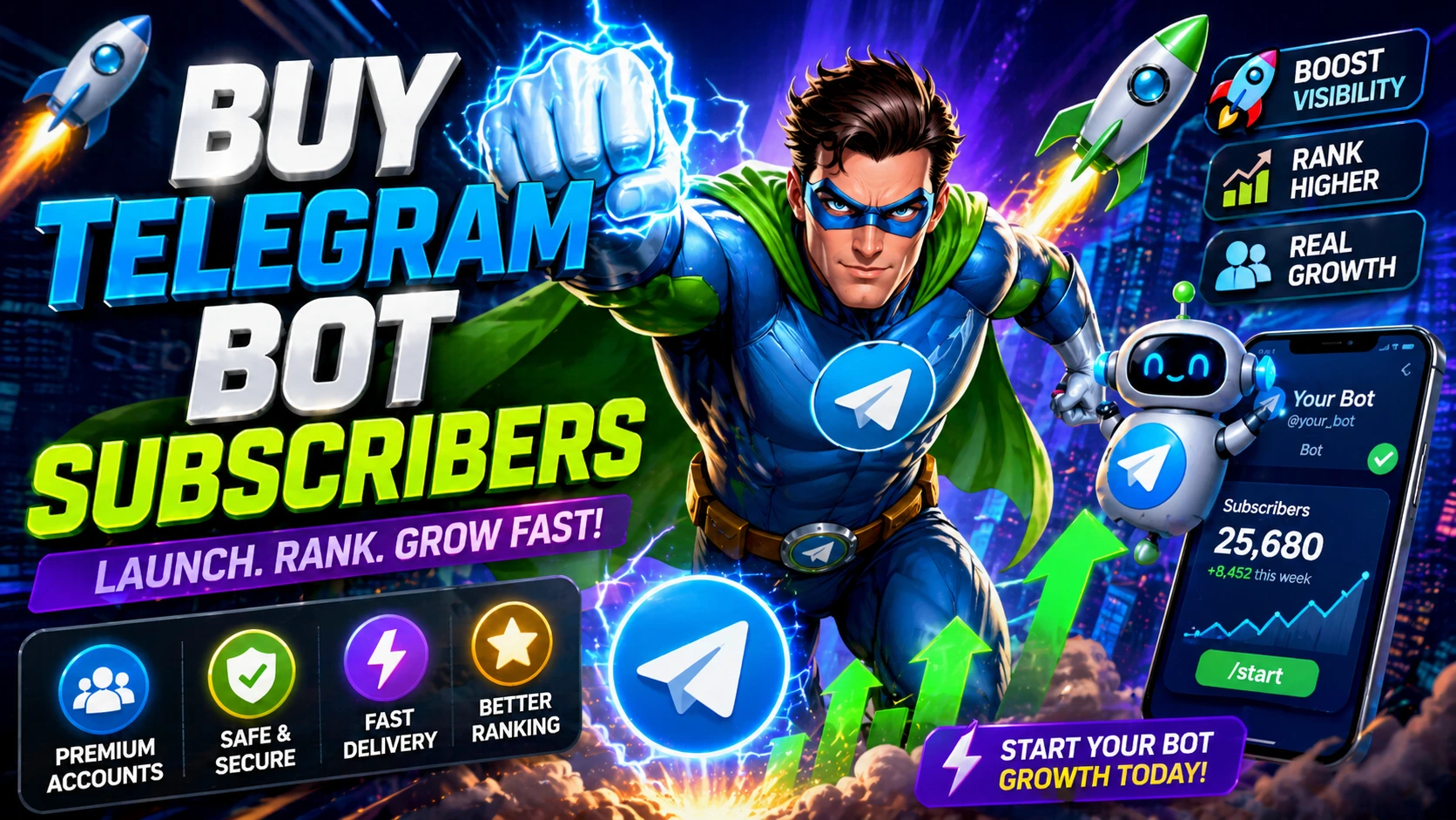 Buy Telegram Bot Subscribers: Premium Start & Activity (2026)