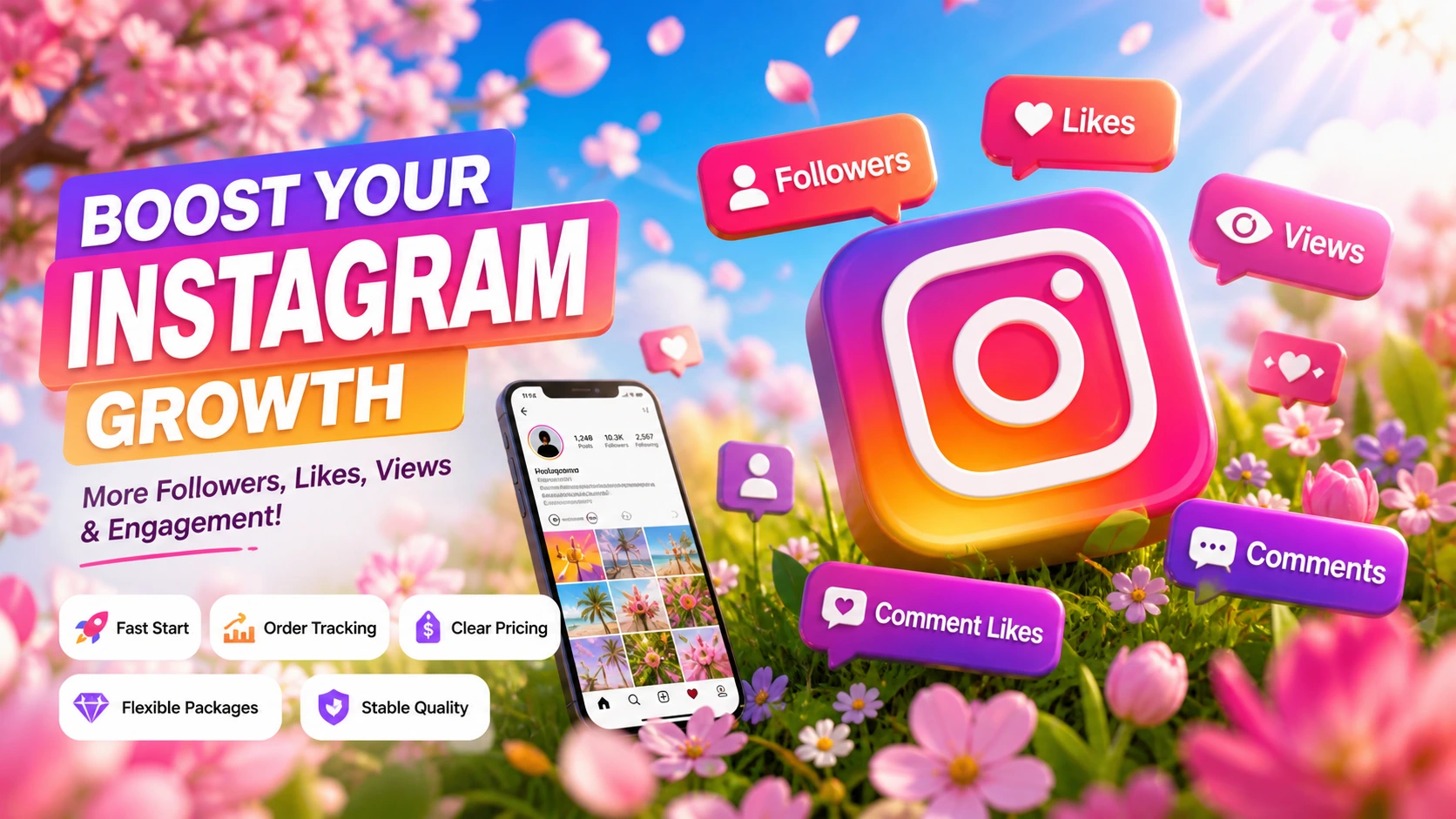 Buy Instagram Promotion Services: Followers, Likes, Views & Comments