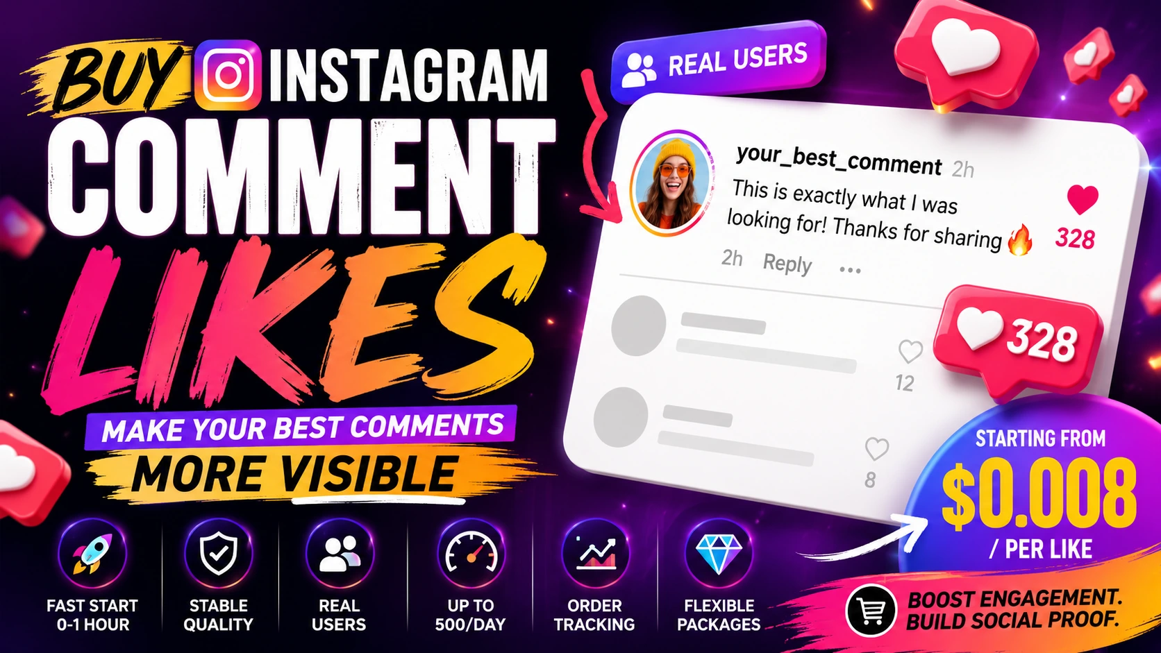 Buy Instagram Comment Likes: Make Your Best Comments More Visible